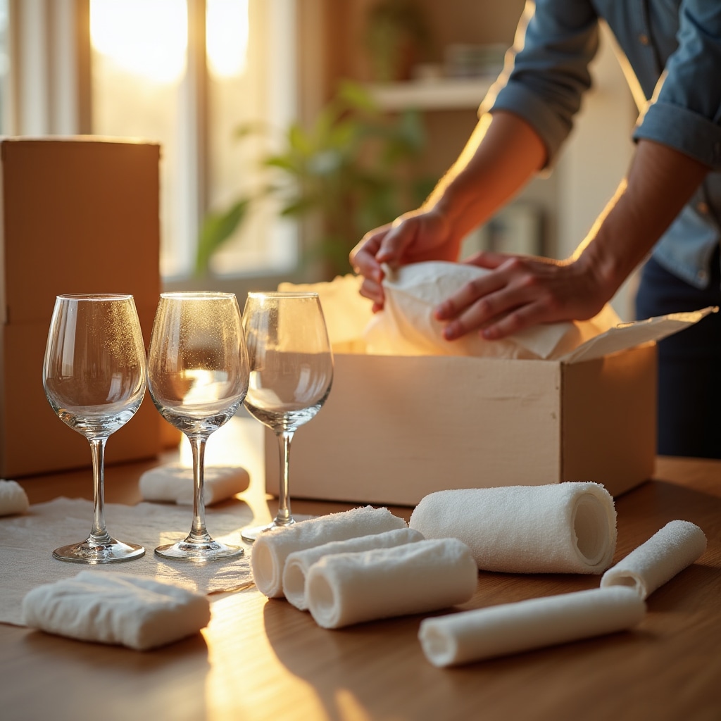 Imballaggio professionale di oggetti fragili e opere d'arte