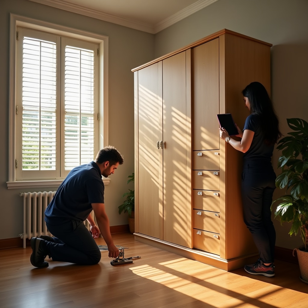 Smontaggio professionale di mobili in camera da letto