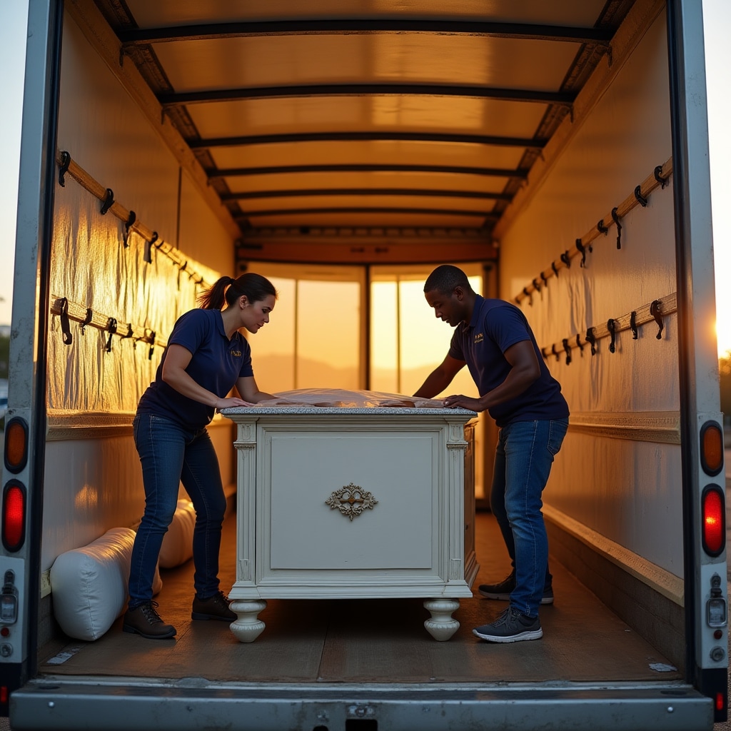 Mezzo attrezzato Xeliqrix per trasporto mobili