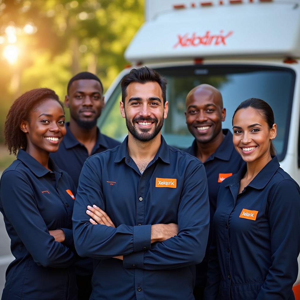 Il team Xeliqrix pronto per un trasloco professionale